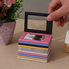 6 Piece Colorful Magnetic Photo Frame Set, 3" Fridge Magnet Album Frames For Family Memory Photo Displays, Decorative Photo Card Displays For Family Rooms, Living Rooms And Offices, Christmas, Valentine's Day And New Year's Gifts