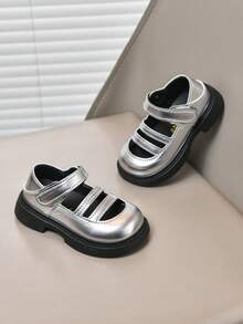 1 Pair New Fashion Comfortable Soft Bottom Princess Shoes - Silver - View 4