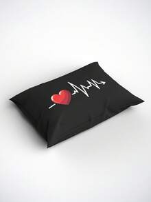 1个100%涤纶数码印花枕套（不含枕芯） - 黑色 - 查看 4