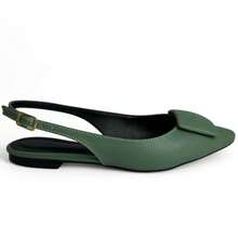 Women Flats - 綠色 - 查看 3