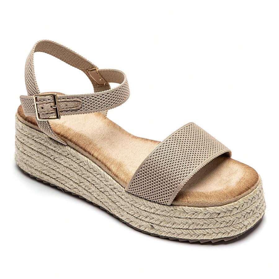 Summer Casual Thick Sole Platform Sandals - Pink - View 1