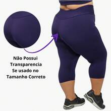 Plus Size Sports Leggings & Pants - Màu xanh hải quân - Xem 8