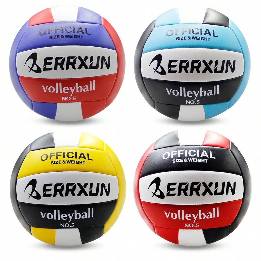 1pc Durable Soft Volleyball, Standard Size 5 For Outdoor & Gym Training