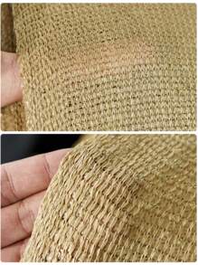 Beżowa siatka przeciwsłoneczna, ochrona przed promieniowaniem UV, szopa na rośliny, osłona przeciwsłoneczna na zewnątrz, siatka, tkanina HDPE, osłona przeciwsłoneczna ze współczynnikiem ochrony przeciwsłonecznej 75-80%