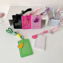 Kpop Photocard Holder Credit ID Card Protective Case Photo Display Holder Bag Pendant Keychain,School Supplies,Back To School - Multicolor - View 10