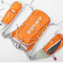 Lightweight Phone Holder Running Vest | Reflective Hi Vis Running Vest For Women & Men | Breathable Running Hydration Vest With Adjustable Straps | Camel Hydration Backpack Water Backpack(Only Backpack Without Bladder) - Orange Only Backpack - View 5