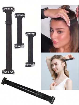 1個/2個 調整可能なVシェイプフェイシャルタイトニング&リフティングストラップ - エラスティック アンチリンクル 目元&額タイトニングストラップ、目立たないヘッドバンド、瞬時に顔の輪郭をシェイプできます