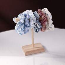 3pcs Wooden T-Shaped Jewelry Display Stand Set, Multifunctional Necklace, Bracelet, Anklet Organizer & Holder, Ideal For Wedding Accessories, Detachable Rack For Keys, Memorabilia, Hair Accessories Storage, Suitable For Counter, Vanity, Bedroom