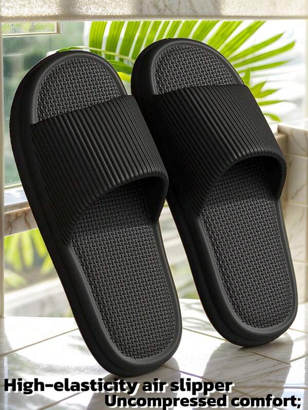 Sandalias casuales unisex de verano, antideslizantes, antiolor, de secado rápido, livianas, resistentes y suaves, con diseño liso y a rayas, para hombres