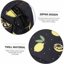 Bolsa de Armazenamento de Absorvente Higiênico com Estampa de Desenho Animado, Bolsa de Armazenamento Multifuncional para Viagens, Bolsa para Absorventes Higiênicos, Bolsa de Armazenamento Grande para Artigos de Higiene Pessoal, Absorventes Higiênicos, Maquiagem, Leve, com Estilo, Padrão de 26 Letras Iniciais