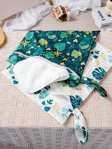 2 件装迷你婴儿尿布干湿两用收纳袋，适合妈妈