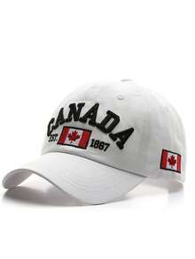 Men's Casual Letter Embroidered Baseball Cap - Multicolor - View 14