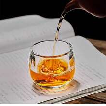 6 قطع/4 قطع/2 قطع مجموعة أكواب زجاج كريستال، فنجان شاي صغير، فنجان ابهام، فنجان لقمة واحدة، فنجان رئيسي، ديكور طاولة الشاي، شفاف، بتصميم حافة مستديرة، إحساس شفة مريح، ملمس ناعم، ضرورة منزلية