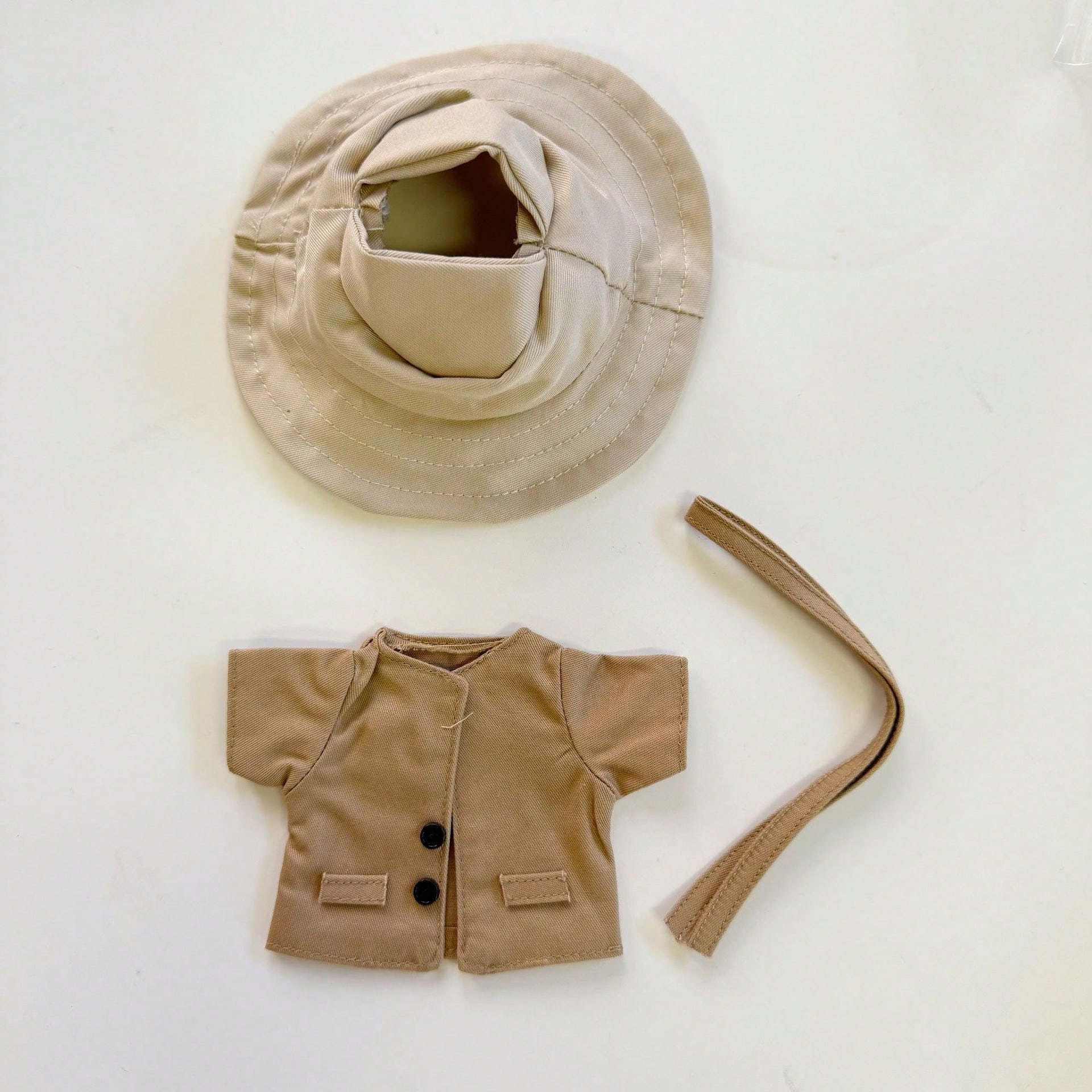 Set Abbigliamento Per Bambole Labubu 17 Cm – 5 Pezzi Con Cappello, Maglione, Gonna, Scarpe E Fotocamera – Vestiti Kawaii