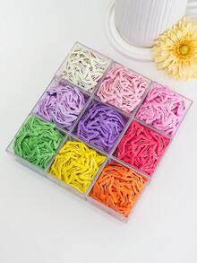 Set de 20 piezas de broches para el cabello con mariposa iridiscente de colores aleatorios para niñas, broches para el flequillo. Estos pasadores harán que seas el centro de atención, un peinado fácil para cualquier ocasión, libera la dulzura en tu cabello. - Multicolor - Ver 3