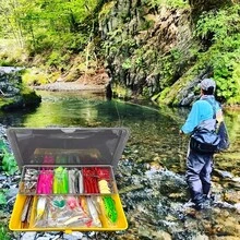 Fishing Lures Kit For Freshwater With Soft Plastic Lures Fishing Fishing Spoons Swimbaits Hard Minnow Popper Crankbait VIB Accessories Tackle Boxes - Multicolor - View 3