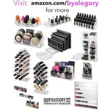 Acrylic Makeup Tool Organizer 24 Space Storage Deep Slot Refillable Container For Long Cosmetic Beauty Tool Organization Display Case 1 - Multicolor - View 6