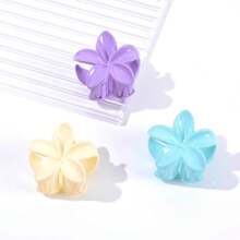 1 pieza/3 piezas/6 piezas Clips para el cabello con flores de margarita medianas de 4 cm, accesorios para el cabello transparentes con degradado de colores lindos, adecuados para primavera/verano, pinzas para el cabello, pinzas para el cabello, pasadores para el cabello, sujetadores para el cabello, clips para el cabello, clips para el cabello para vacaciones, atuendos de mujer