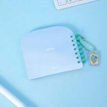 Miniso دفتر ملاحظات من سلسلة حفلات الطعام من ديزني ستيتش، مصنوع من خيوط رايون، 64 ورقة من الصفحات الإبداعية، بتصميم غلاف ستيتش جذاب (قطعة واحدة) - الأزرق - مشاهدة 4