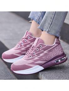 Women's Safety Shoes, Air Cushion Shock-Absorbing Steel Toe Sneakers, Outdoor Anti-Smash Anti-Puncture Work Shoes, Industrial Construction Warehouse Protective Labor Protection Shoes - View 5