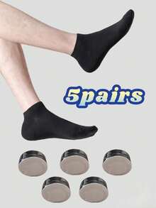 10 Pairs Black/White/Grey Compression Disposable Socks, Unisex Short Socks For Travel, Hygiene, No Washing Required - Multicolor - View 17