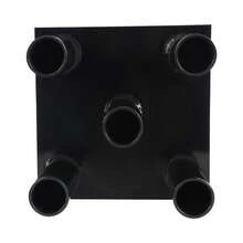 kangten Vertical Dumbbell Holder 5 Bars Barbell Storage Rack Q235 Steel - Black - View 5