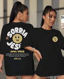 Jesus Loves You Christian Unisex Smile 100% Cotton Gospel T-Shirt