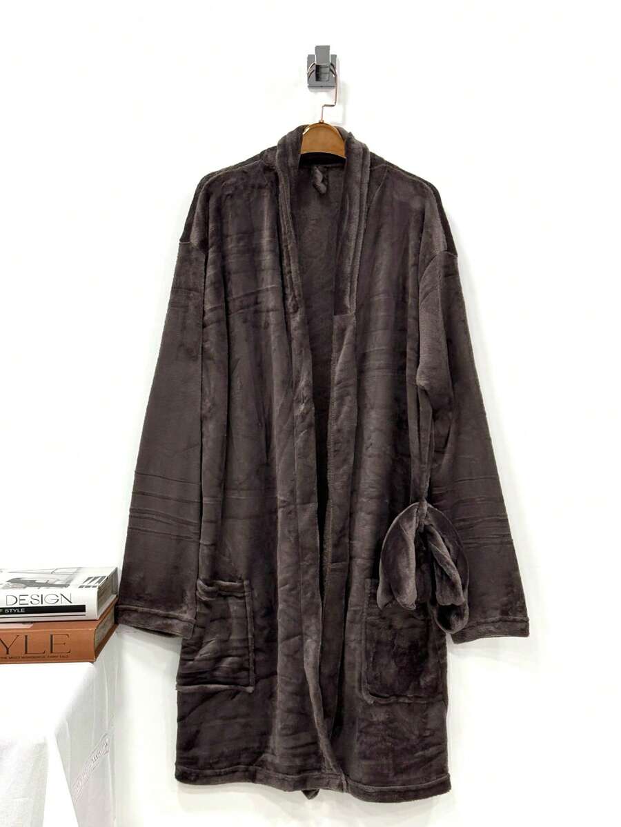 Women Robes - Brown - View 1