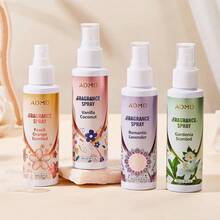 1pc 100ml Coconut Vanilla Fragrance Spray Air Freshener,Four Fragrance Types, Floral Long Lasting Fragrance ,For Wardrobe, Living Room, Car, Bathroom, Hotel, Deodorizing Fresh Air,Gardenia Scented,Peach Orange Scented,Romantic Lavender, Portable - Multi-fragrance - View 1