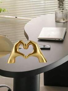 قطعة ديكورية لحركة اليد معبرة عن الحب، نحت فني يدوي ديكور المنزل، ديكور طاولة للزفاف والعائلة مبتكر، ديكور زفاف بوهيمي، ديكورات المنزل