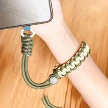 1 Set Adjustable Short Woven Phone Wrist Strap, Fashion Outdoor Sports Woven Phone Lanyard Gifts For Mother, Family, Friends, Birthday, Holiday Phone Charm, Phone Chain