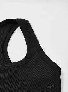 Floreya Square Neck Camisole For Women, Sexy & Simple, Casual, Fitted, Waist Cinched, Sleeveless, Layering, Versatile Crop Top, Minimalist Design, Athletic Vibe, Suitable For All Seasons
