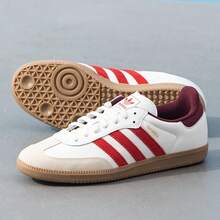 Adidas Originals SAMBA OG 男女通用运动鞋，2026 春季新款运动休闲鞋，运动鞋，训练鞋，T 字头鞋 JI3201 - 白色 - 查看 9