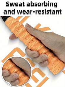 1/6Pcs Anti-Slip Racquet Overgrip - Tacky Sports Grip Tape For Tennis Rackets, Badminton Squash Handle Wrap, Non-Slip Fishing Rod Grip Enhancer Accessories - Multicolor - View 4