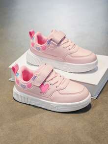 Children's All-White Sneakers, Breathable And Versatile Sneakers, Spring And Autumn - Pink - View 3