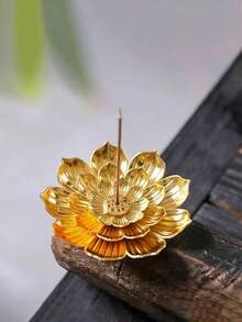 Creative Lotus Incense Holder Incense Burner , Spooky, Autumn, Festival, Holiday , Winter, Holiday, Festival Valentine DAY, Valentines Wedding, Birthday - Multicolor - View 1