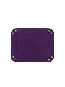 Foldable Game Dice Tray, Velvet Fabric Storage Organizer, 4-Corner Collapsible Tray For Home, Kitchen, Office Desk, Table And Drawer Organization, Desk & Drawer Organizer For Home Storage - Multicolor - View 17