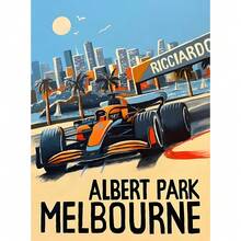 1 件无框墙面艺术海报流行 F1 跑车海报印刷品墙面艺术帆布著名赛道画适合赛车爱好者卧室家居装饰无框复古 - 彩色 - 查看 23