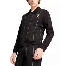 Puma Men's Premium  Race Jacket | Fall Fashion | Men Sports Jackets - 黑色 - 查看 2