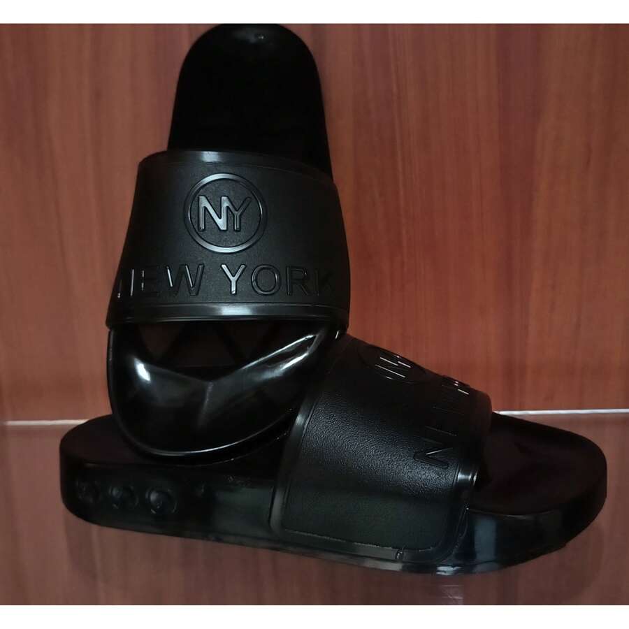 sandalias,chancla,alberca baño - Negro - Ver 1