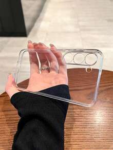 穿孔透明纯色高品质简约防摔厚手机壳，兼容 16/ 16 Pro Max/XR/ 13/ 16 Pro Max/ 15/7/8 15 Pro Max/12 Pro Max/13 Pro Max/14 Pro Max 13 14 11 12 P14 P11 软壳 P12 防摔 XS、XR/78P、78GES2，也兼容三星、Redmi 手机壳 - 無色 - 查看 4