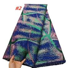African Jacquard Lace Fabrics 2025 French Brocade Lace Fabrics For Evening Women Party Dress Sewing