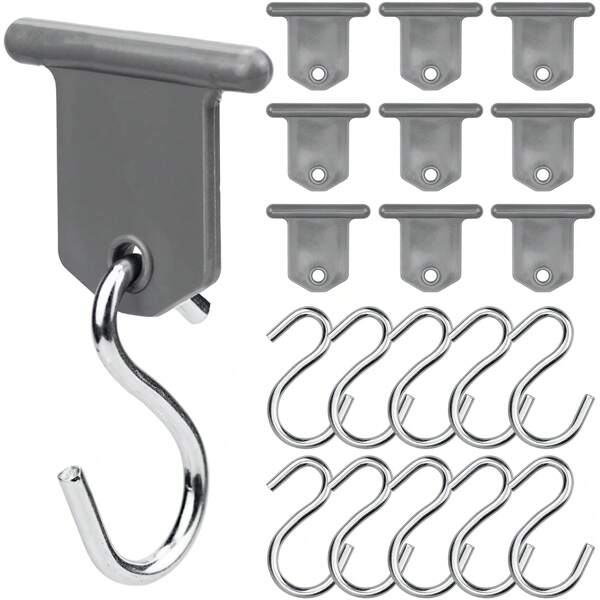 Markise Haken 10Pcs Markise Haken RV Haken in S Form Set Camping Camper Zubehör Camper Haken für Wohnmobil, Wohnwagen, Weihnachtsfeier, Innen-und Außendekoration