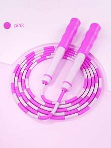 1PC Personalized Customization Of Children's Bamboo Jump Rope For Kindergarten Students, Adjustable And Colorful Jump Rope Fitness Equipment For Beginners Back To School - Multicolor - View 4