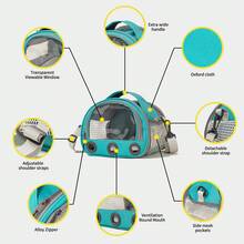 1pc Oxford Cloth Portable Carrier Bag For Small Pets Like Hamsters And Parrots Cat Carrier Cat Bag - Multicolor - View 7