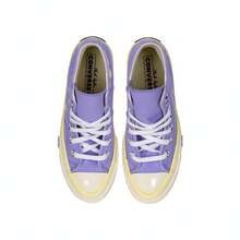 Converse 2025 女款 Chuck Taylor 70 年代季节性帆布高帮运动鞋 A15060C - 紫色 - 查看 6