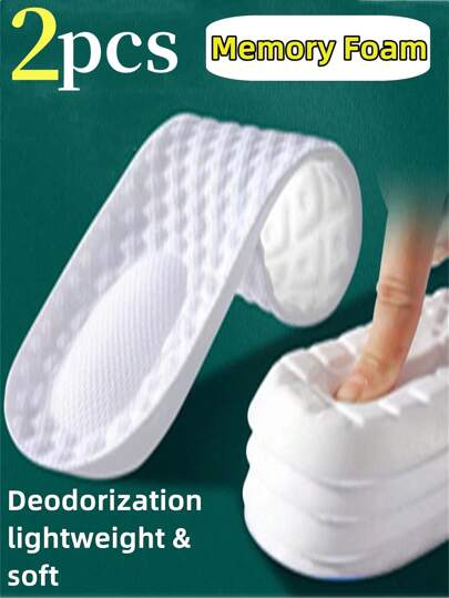 Weiche Latex-Memory-Schaum-Einlegesohle für Männer und Frauen, Sport-Running-Massage-Elastik-Pad, Fersenschutz, passend zu Schuhen, tägliche Notwendigkeiten