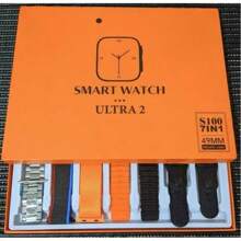 Novo S100 Ultra 2 Smartwatch  Relógio Inteligente  7 Em 1 Alças 49mm Full Touch Screen Esportivo Reloj Com Capa Protetor