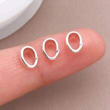 10/20/30pcs 3x7mm 18K Gold Plated Pinch Clip Bail Clasps Pendant Clasp Connectors Bails Pendant Brass Necklace Snap Bails For Neckalace Bracelet Jewelry Making DIY Craft