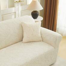 1pc Universal Jacquard Knit Elastic Sofa Cushion Cover, Suitable For All Seasons Home Decor Bedroom Decor Room Decor Aesthetic Room Decoration Stuff Living Room Decor Sofa Cover Couch Cover Sofa Covers